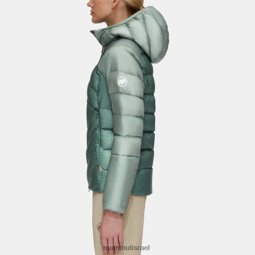 Mammut נשים Taiss בז'קט עם קפוצ'ון TV022032 הַלבָּשָׁה ירקן כהה