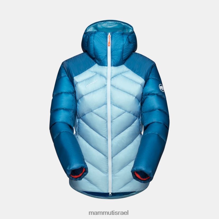 Mammut נשים Taiss בז'קט עם קפוצ'ון TV0220691 הַלבָּשָׁה קרח כחול-עמוק קריר