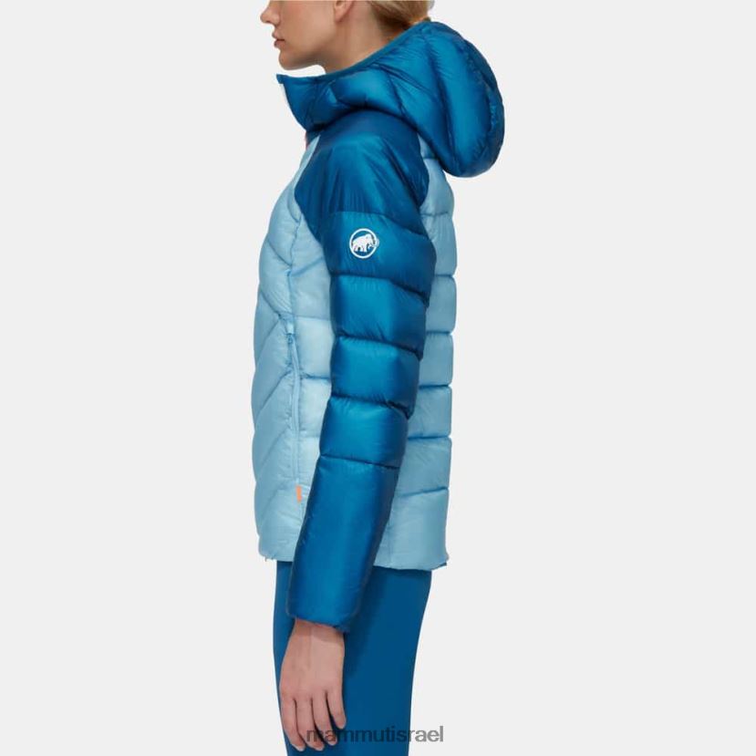 Mammut נשים Taiss בז'קט עם קפוצ'ון TV0220691 הַלבָּשָׁה קרח כחול-עמוק קריר