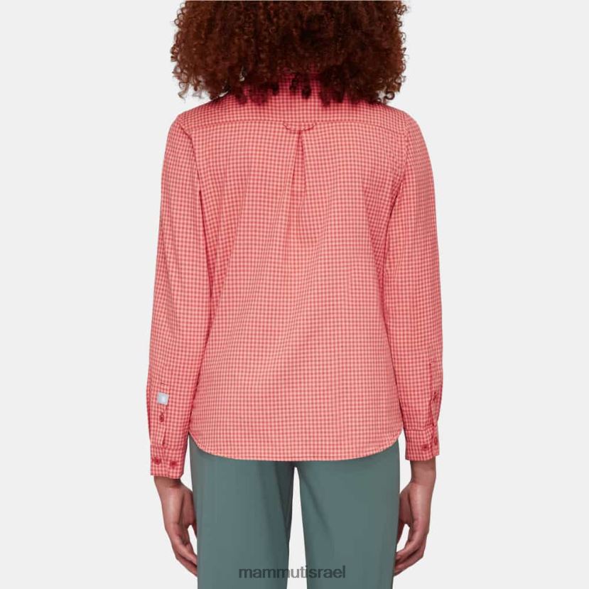 Mammut נשים חולצה עם שרוולים ארוכים של aada TV0220794 הַלבָּשָׁה טרקוטה-סלמון