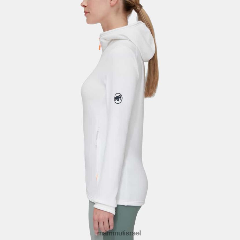 Mammut נשים מעיל קפוצ'ון aconcagua light ml TV0220159 הַלבָּשָׁה לבן
