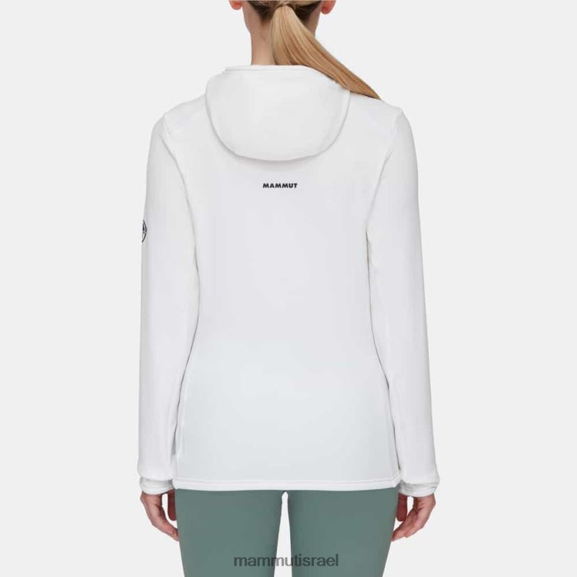 Mammut נשים מעיל קפוצ'ון aconcagua light ml TV0220159 הַלבָּשָׁה לבן