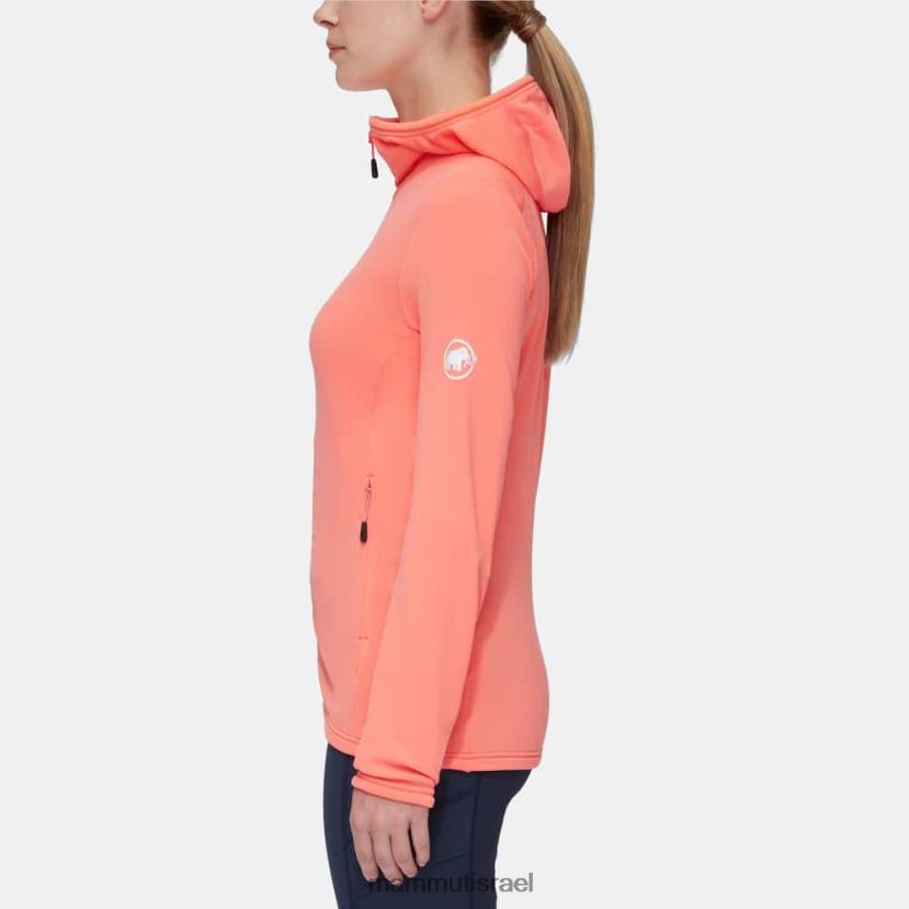 Mammut נשים מעיל קפוצ'ון aconcagua light ml TV0220912 הַלבָּשָׁה סלמון