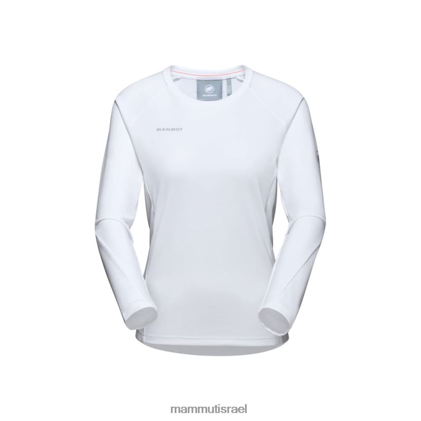 Mammut נשים aegility fl longsleeve TV02201126 הַלבָּשָׁה לבן
