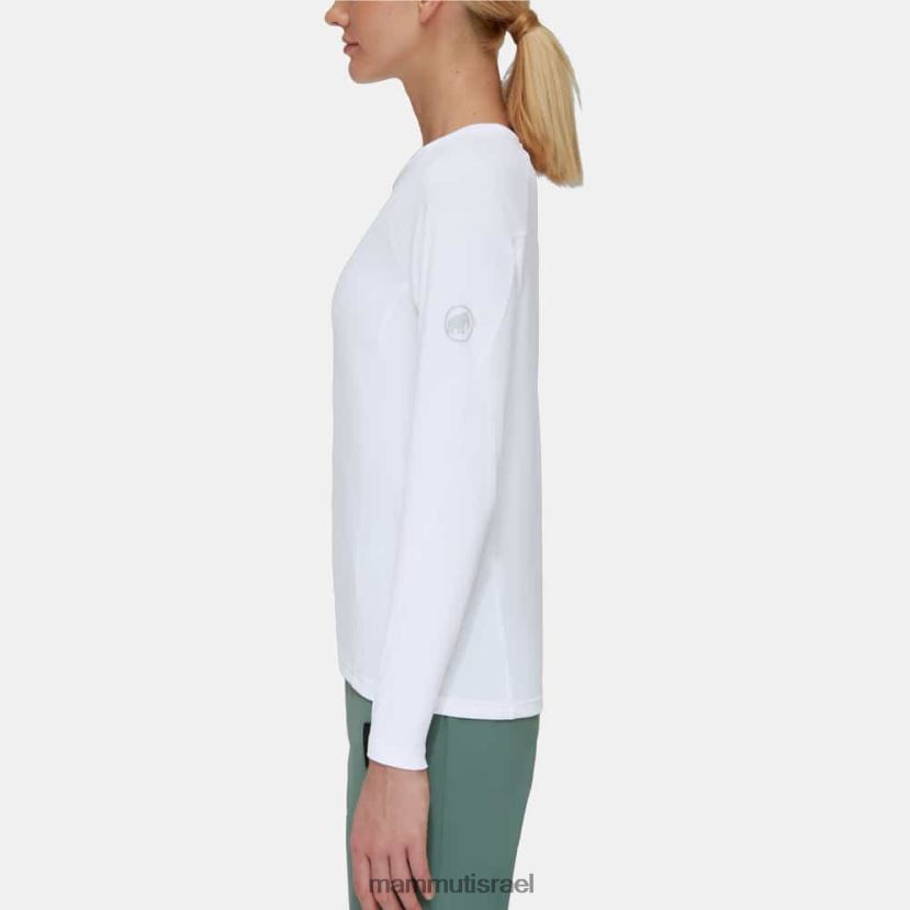 Mammut נשים aegility fl longsleeve TV02201126 הַלבָּשָׁה לבן