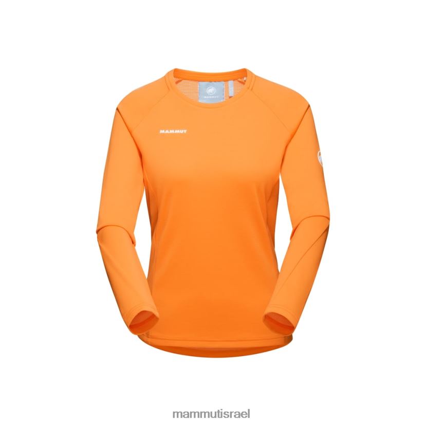 Mammut נשים aegility fl longsleeve TV02201127 הַלבָּשָׁה מַנדָרִינָה