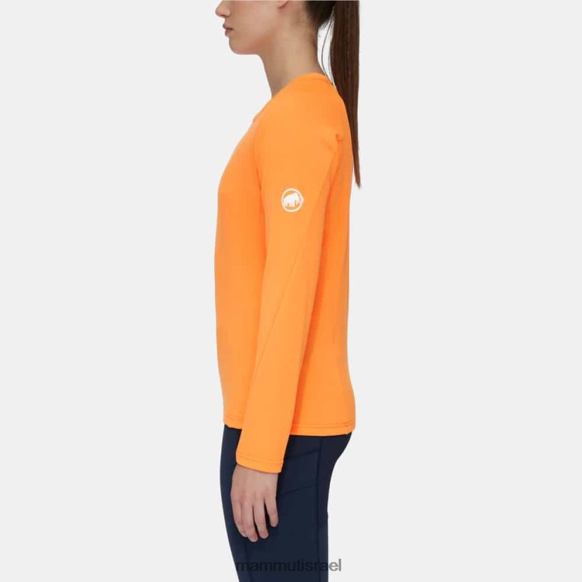 Mammut נשים aegility fl longsleeve TV02201127 הַלבָּשָׁה מַנדָרִינָה