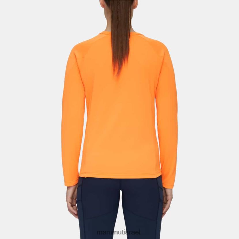 Mammut נשים aegility fl longsleeve TV02201127 הַלבָּשָׁה מַנדָרִינָה