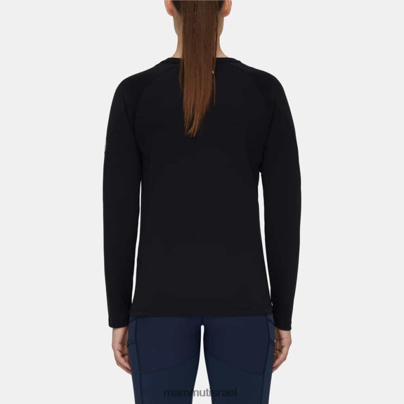 Mammut נשים aegility fl longsleeve TV0220267 הַלבָּשָׁה שָׁחוֹר