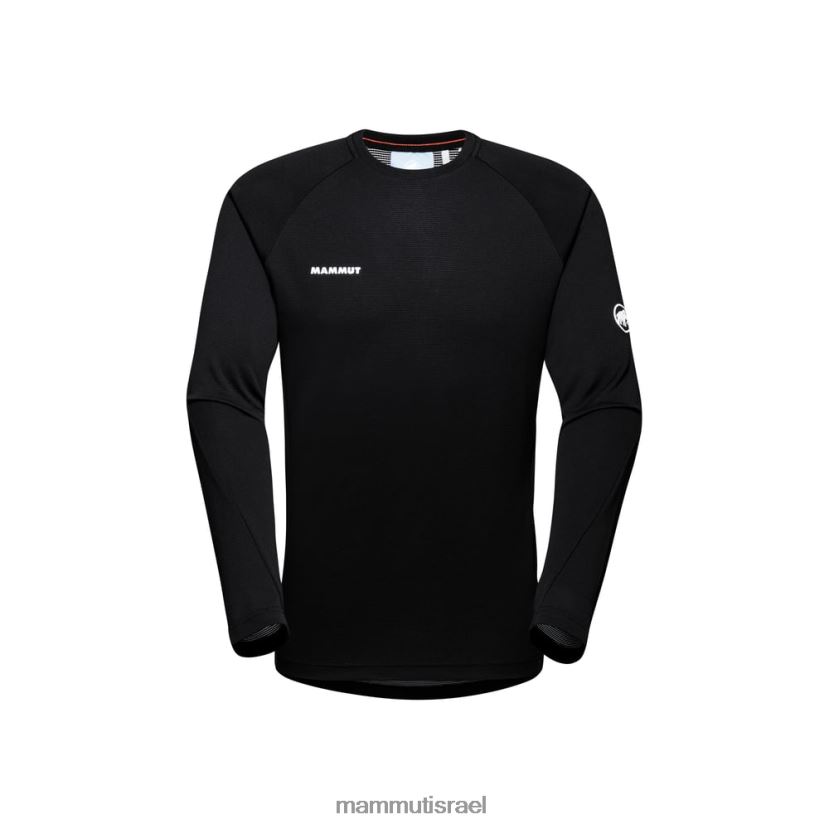 Mammut גברים aegility fl longsleeve TV0220268 הַלבָּשָׁה שָׁחוֹר