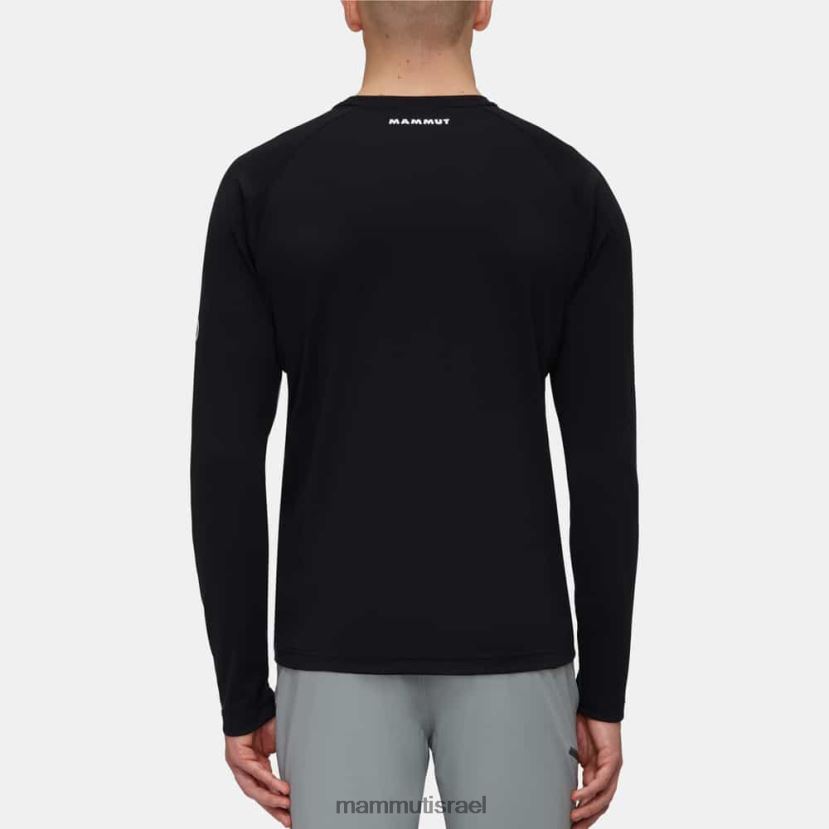 Mammut גברים aegility fl longsleeve TV0220268 הַלבָּשָׁה שָׁחוֹר