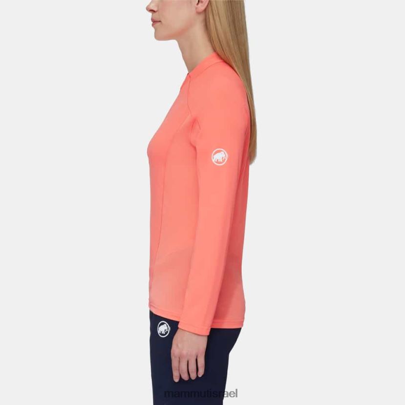 Mammut נשים aenergy fl חצי רוכסן שרוול ארוך TV0220135 הַלבָּשָׁה סלמון-טרקוטה
