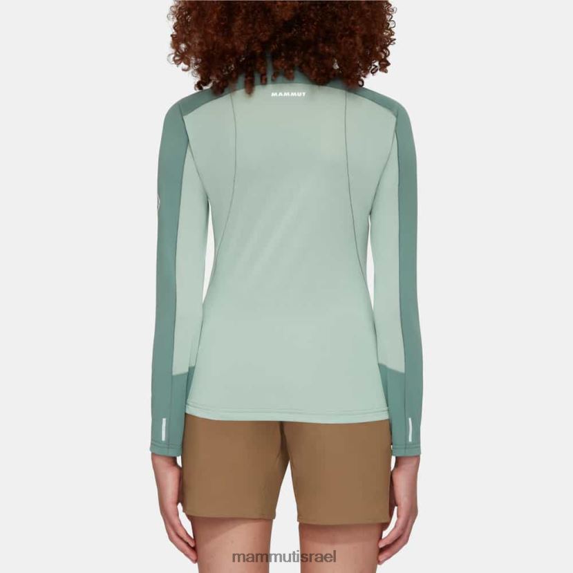 Mammut נשים aenergy fl חצי רוכסן שרוול ארוך TV0220847 הַלבָּשָׁה ירקן כהה