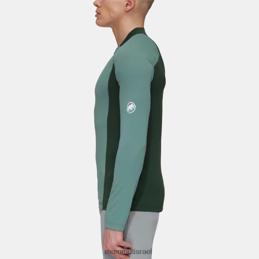 Mammut גברים aenergy fl חצי רוכסן שרוול ארוך TV0220849 הַלבָּשָׁה עצי ירקן כהים