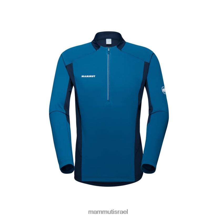 Mammut גברים aenergy fl חצי רוכסן שרוול ארוך TV0220850 הַלבָּשָׁה ימית קרח עמוקה