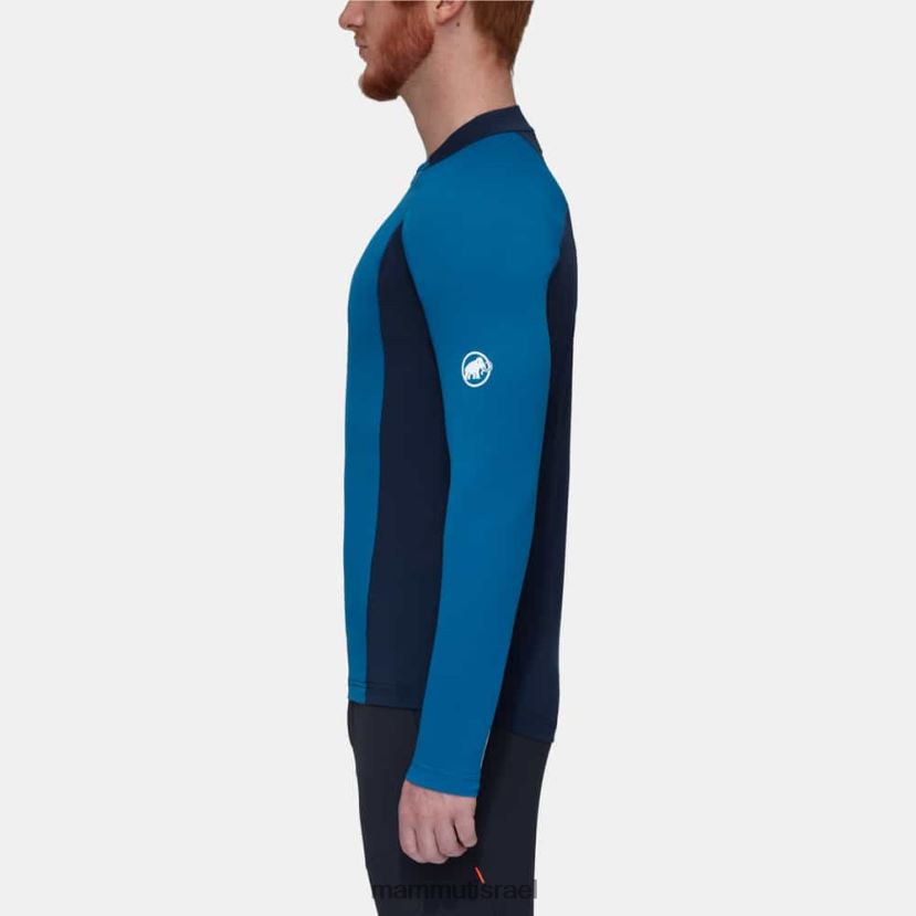 Mammut גברים aenergy fl חצי רוכסן שרוול ארוך TV0220850 הַלבָּשָׁה ימית קרח עמוקה