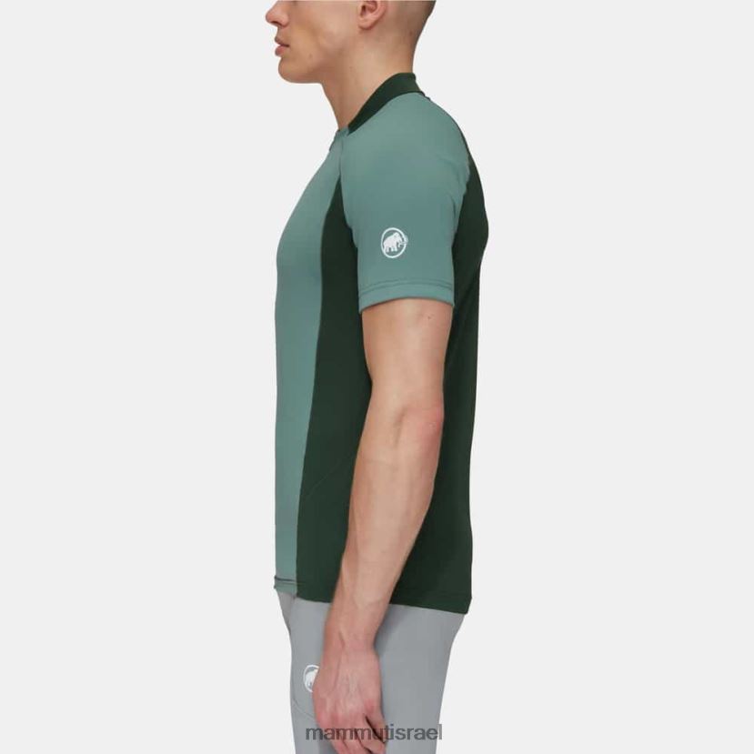 Mammut גברים חולצת טי של aenergy fl חצי רוכסן TV0220854 הַלבָּשָׁה עצי ירקן כהים