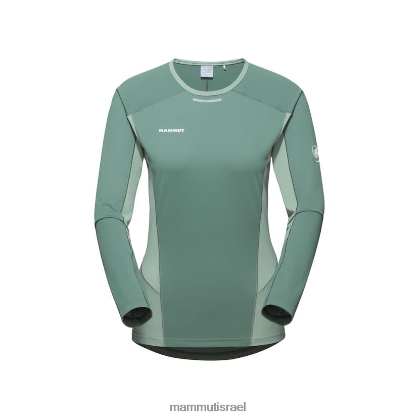 Mammut נשים aenergy fl longsleeve TV0220857 הַלבָּשָׁה ירקן כהה