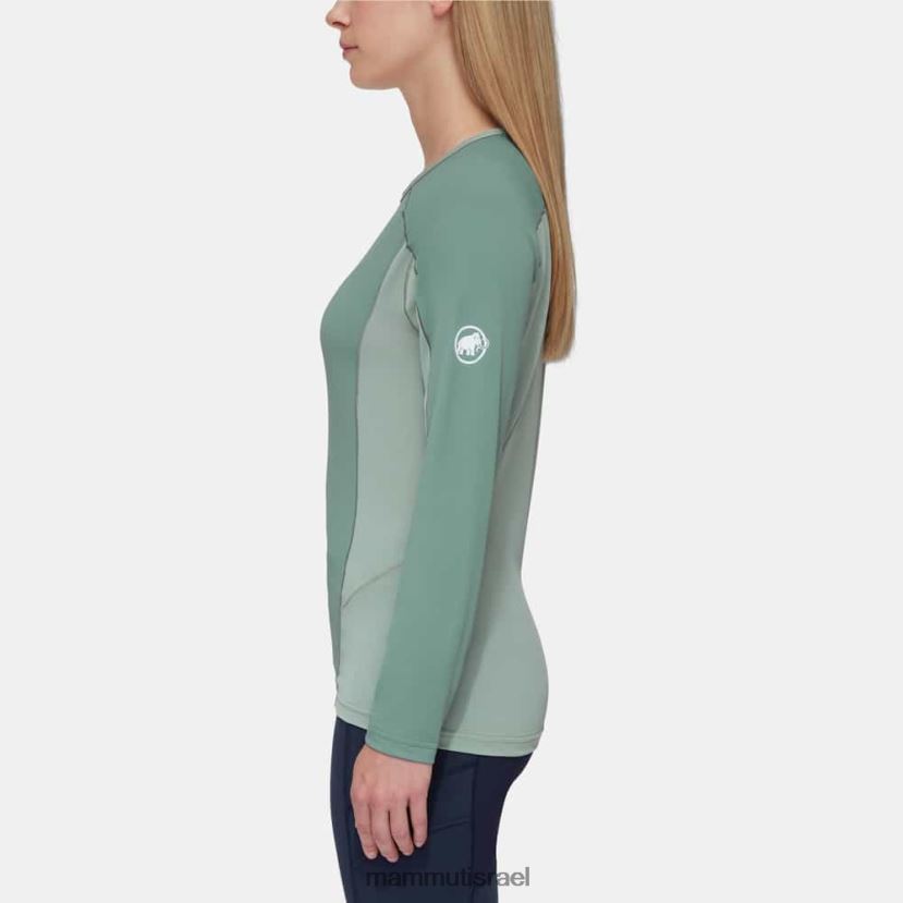 Mammut נשים aenergy fl longsleeve TV0220857 הַלבָּשָׁה ירקן כהה