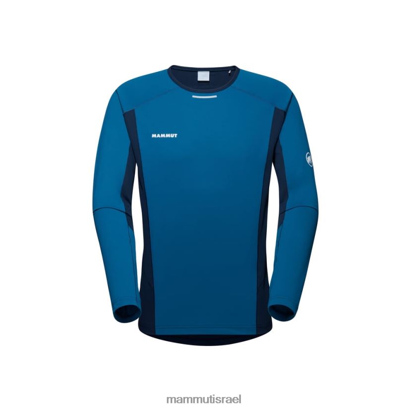 Mammut גברים aenergy fl longsleeve TV0220860 הַלבָּשָׁה ימית קרח עמוקה