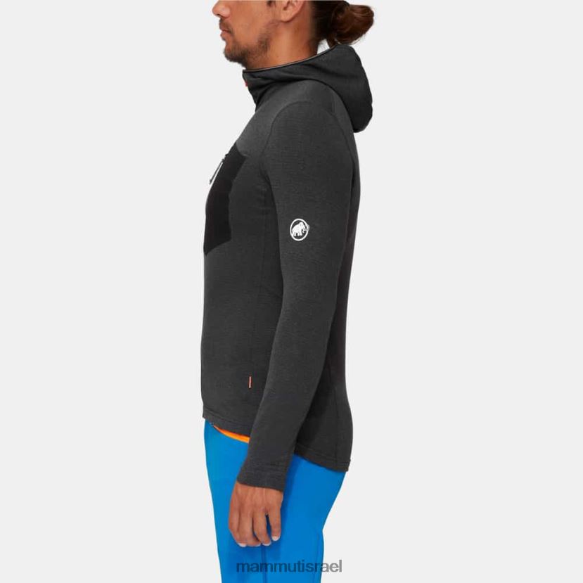 Mammut גברים ז'קט קפוצ'ון של aenergy light ml TV02201 הַלבָּשָׁה שחור-פנטום