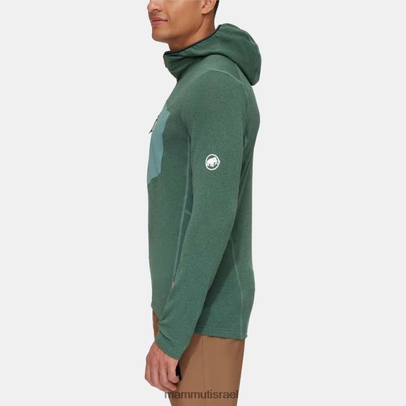 Mammut גברים ז'קט קפוצ'ון של aenergy light ml TV0220628 הַלבָּשָׁה ירקן כהה