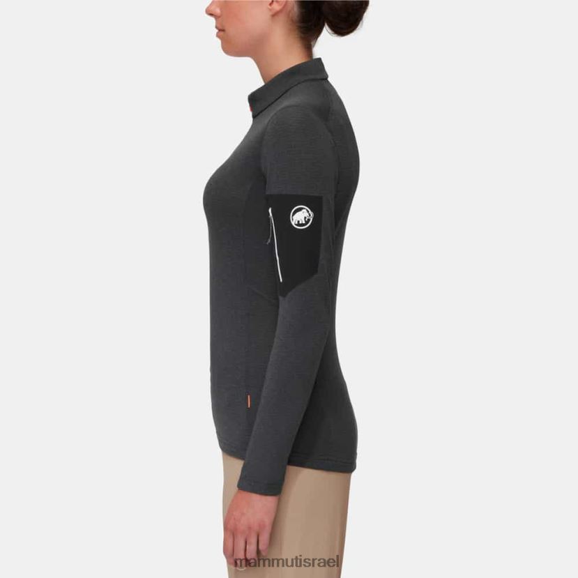 Mammut נשים aenergy light ml חצי רוכסן משיכה TV0220933 הַלבָּשָׁה שחור-פנטום