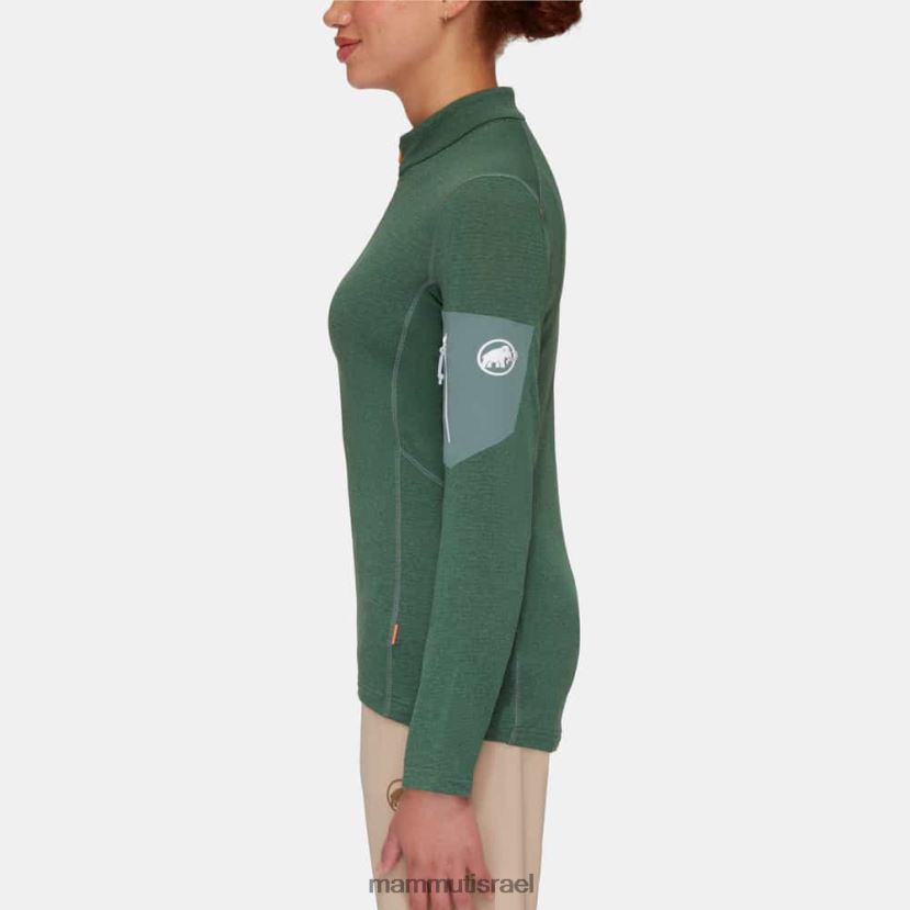 Mammut נשים aenergy light ml חצי רוכסן משיכה TV0220935 הַלבָּשָׁה ירקן כהה