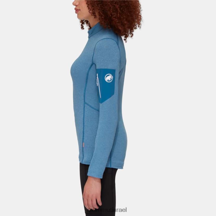 Mammut נשים aenergy light ml חצי רוכסן משיכה TV0220936 הַלבָּשָׁה קרח כחול-עמוק קריר