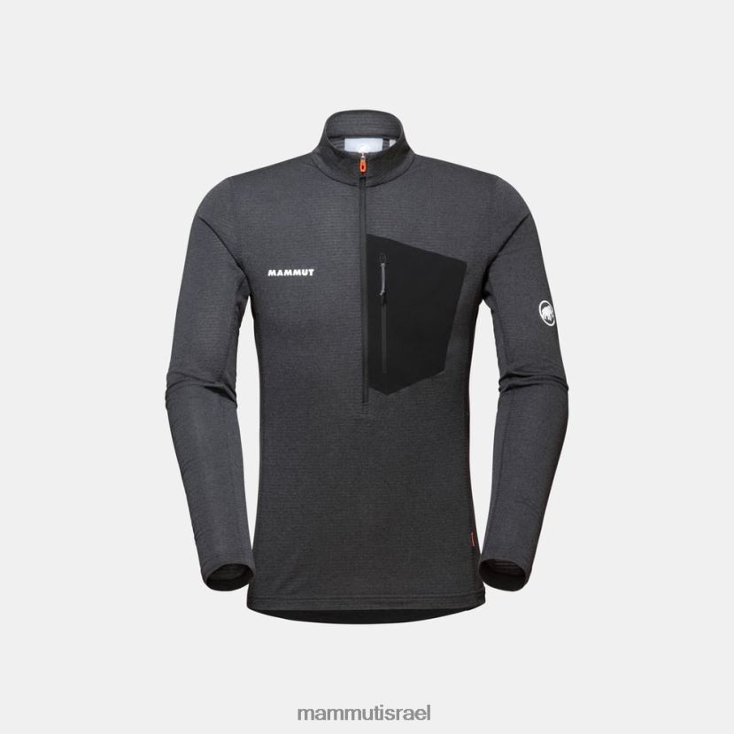 Mammut גברים aenergy light ml חצי רוכסן משיכה TV0220937 הַלבָּשָׁה שחור-פנטום