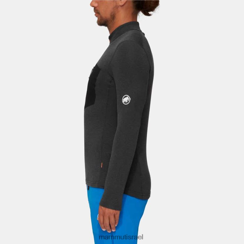 Mammut גברים aenergy light ml חצי רוכסן משיכה TV0220937 הַלבָּשָׁה שחור-פנטום