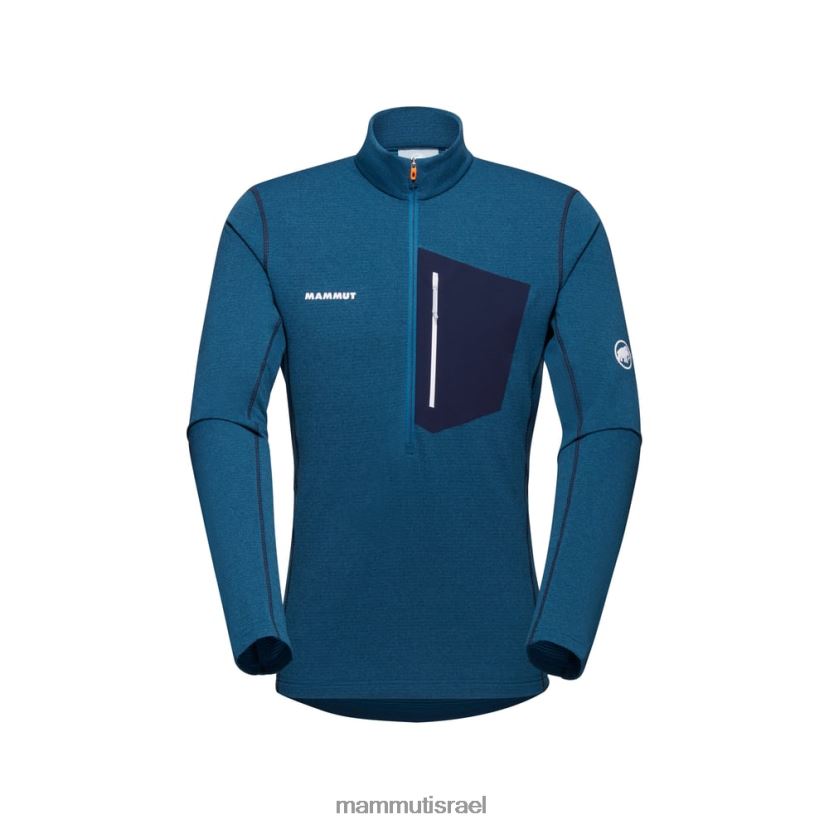 Mammut גברים aenergy light ml חצי רוכסן משיכה TV0220940 הַלבָּשָׁה ימית קרח עמוקה