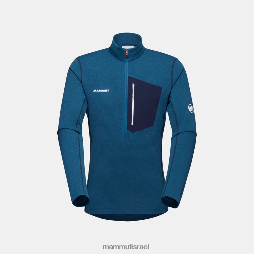 Mammut גברים aenergy light ml חצי רוכסן משיכה TV0220940 הַלבָּשָׁה ימית קרח עמוקה