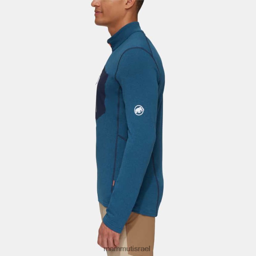 Mammut גברים aenergy light ml חצי רוכסן משיכה TV0220940 הַלבָּשָׁה ימית קרח עמוקה