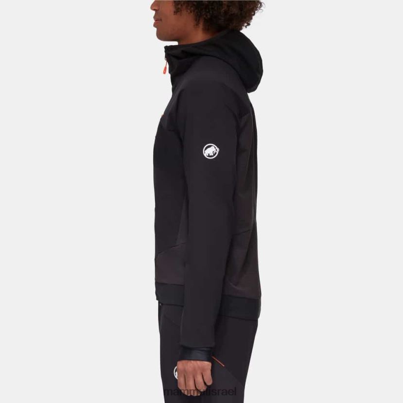 Mammut גברים ז'קט קפוצ'ון היברידי של aenergy so TV022014 הַלבָּשָׁה כתום שחור-תוסס