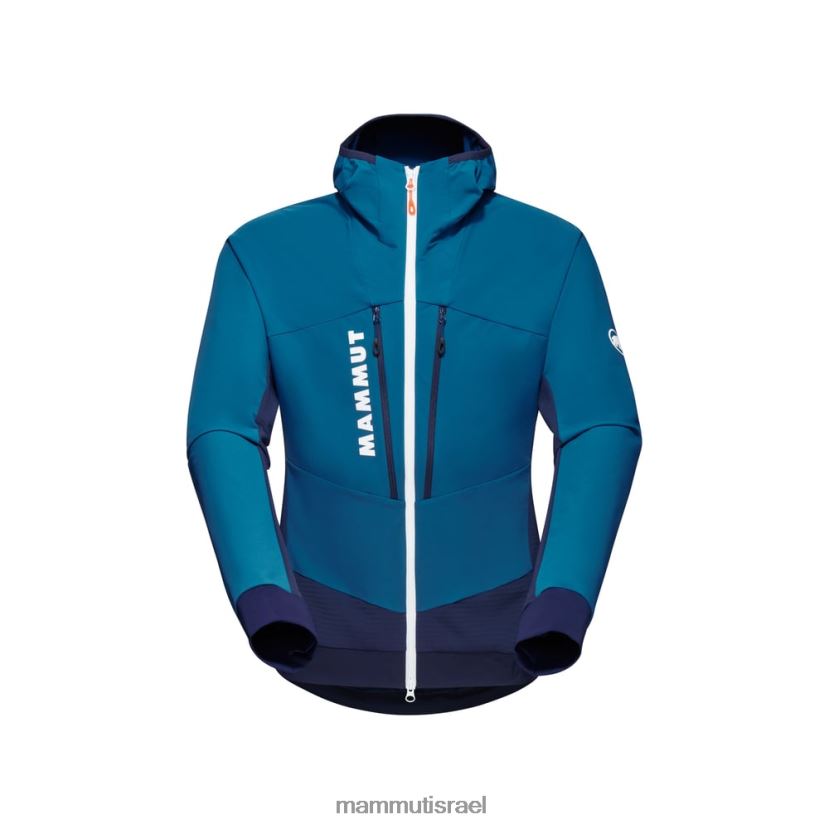 Mammut גברים ז'קט קפוצ'ון היברידי של aenergy so TV0220663 הַלבָּשָׁה ימית קרח עמוקה
