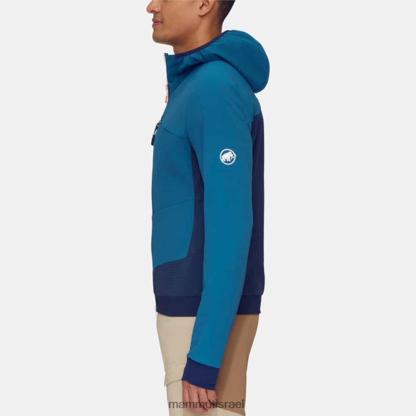 Mammut גברים ז'קט קפוצ'ון היברידי של aenergy so TV0220663 הַלבָּשָׁה ימית קרח עמוקה