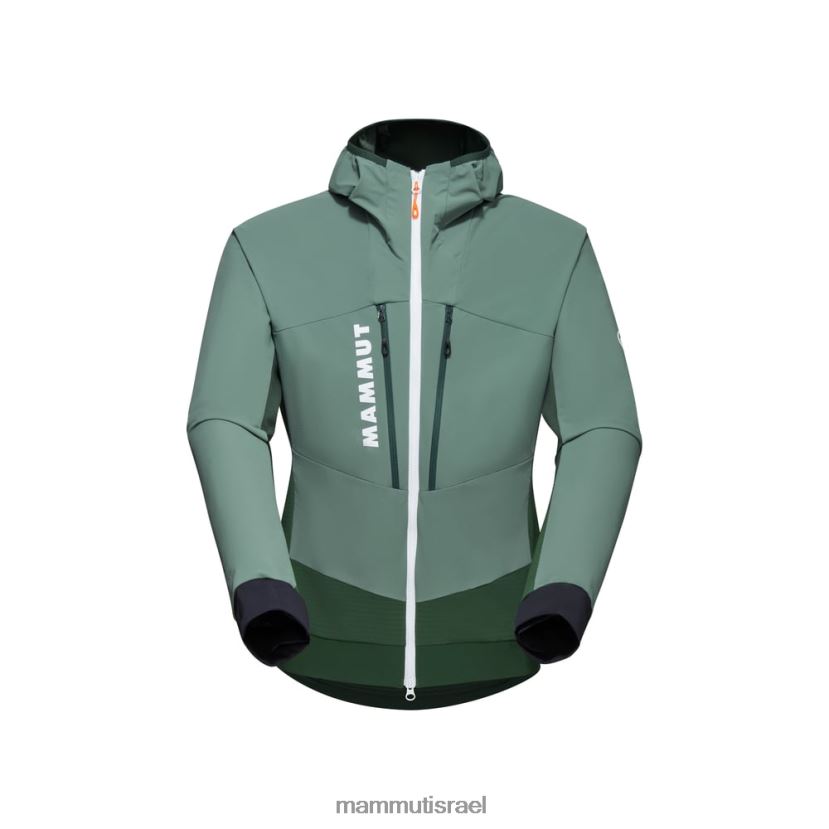 Mammut גברים ז'קט קפוצ'ון היברידי של aenergy so TV0220664 הַלבָּשָׁה עצי ירקן כהים