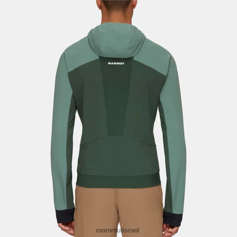 Mammut גברים ז'קט קפוצ'ון היברידי של aenergy so TV0220664 הַלבָּשָׁה עצי ירקן כהים