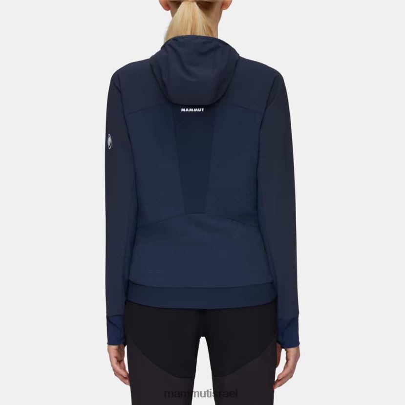 Mammut נשים ז'קט קפוצ'ון היברידי של aenergy so TV0220695 הַלבָּשָׁה כתום תוסס ימי