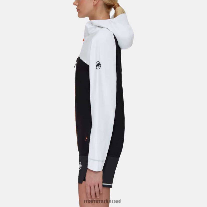 Mammut נשים מעיל קפוצ'ון של aenergy tr hs TV022030 הַלבָּשָׁה לבן שחור