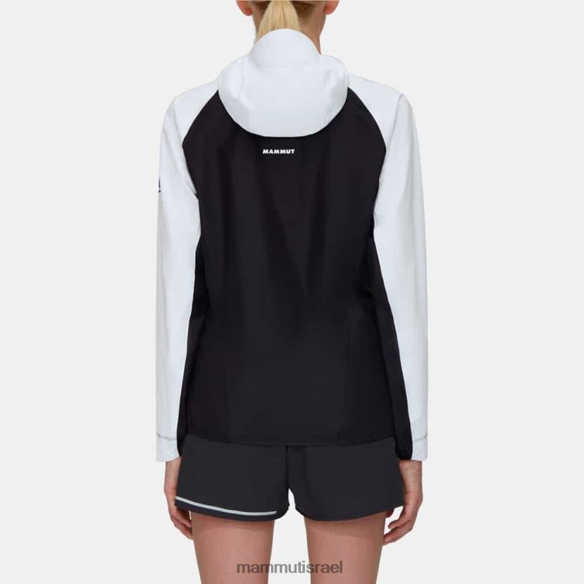 Mammut נשים מעיל קפוצ'ון של aenergy tr hs TV022030 הַלבָּשָׁה לבן שחור