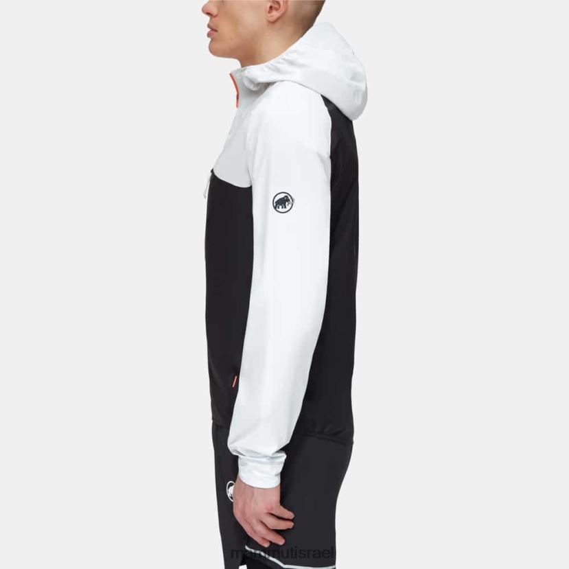 Mammut גברים מעיל קפוצ'ון של aenergy tr hs TV0220659 הַלבָּשָׁה לבן שחור