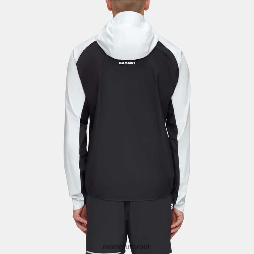 Mammut גברים מעיל קפוצ'ון של aenergy tr hs TV0220659 הַלבָּשָׁה לבן שחור