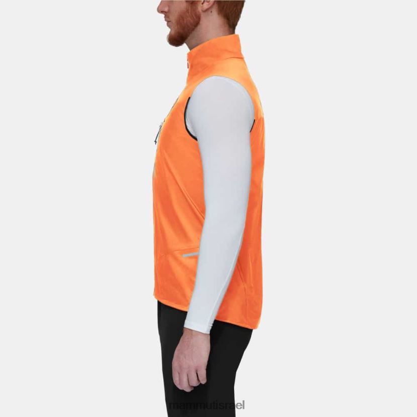 Mammut גברים אפוד היברידי של aenergy tr wb TV0220668 הַלבָּשָׁה מנדרינה כהה-שחורה