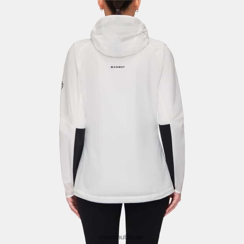 Mammut נשים מעיל קפוצ'ון aenergy wb TV02205 הַלבָּשָׁה לבן שחור