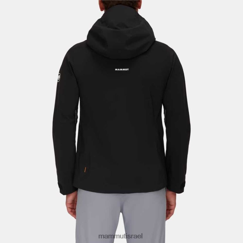 Mammut גברים מעיל קפוצ'ון של alto guide hs TV022036 הַלבָּשָׁה שָׁחוֹר