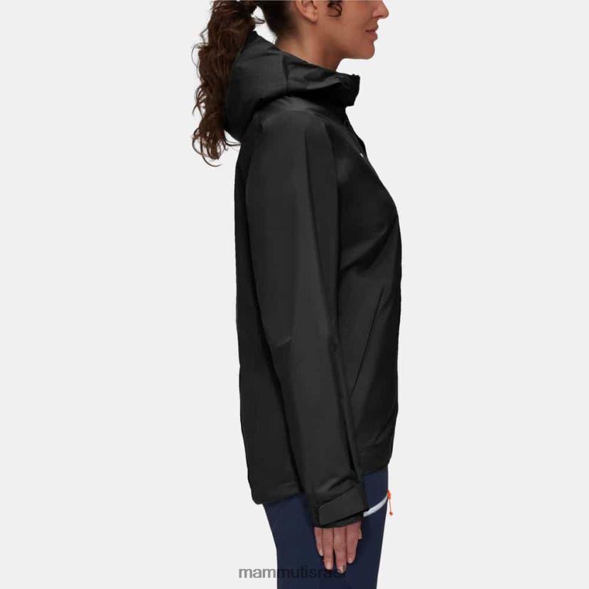 Mammut נשים מעיל קפוצ'ון alto hs TV022021 הַלבָּשָׁה שָׁחוֹר