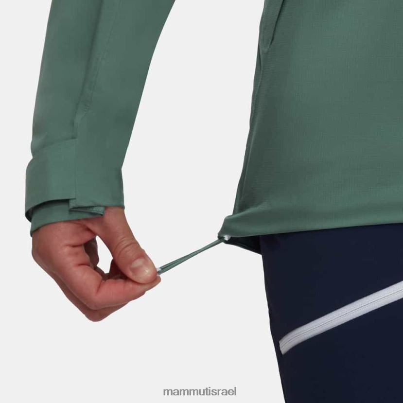 Mammut נשים מעיל קפוצ'ון alto hs TV0220675 הַלבָּשָׁה ירקן כהה