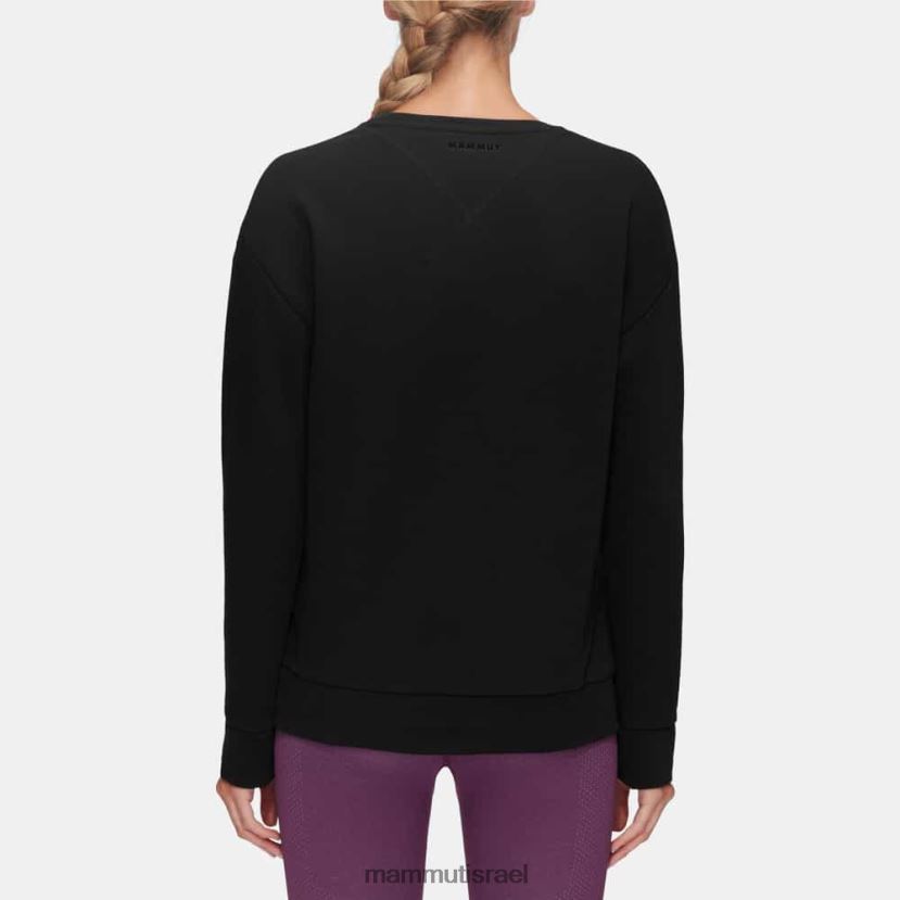 Mammut נשים לוגו צוואר צוואר core ml TV02201033 הַלבָּשָׁה שָׁחוֹר